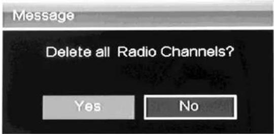 Ricatech RLEDTV24 - e. DEL RADIO CH. (RADIO ZENDER VERWIJDEREN) - 1