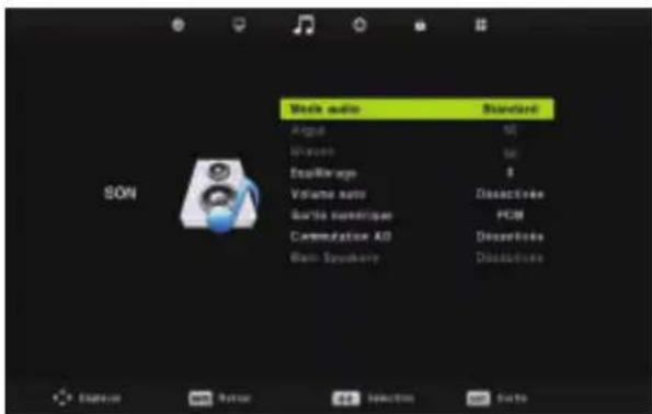 BLAUPUNKT BLA23C157TC - Menu Son - 1
