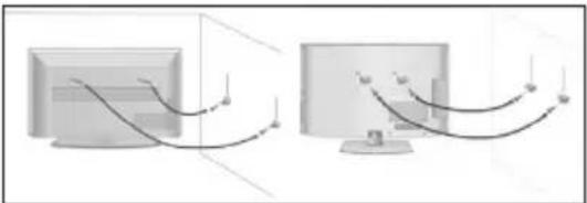 BLAUPUNKT B32C124TC - For this type of installation you will need a fastening chord - 1