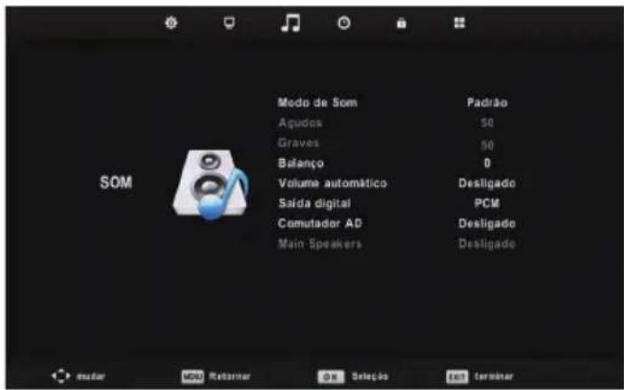 BLAUPUNKT B32C124TC - Menu de som - 1