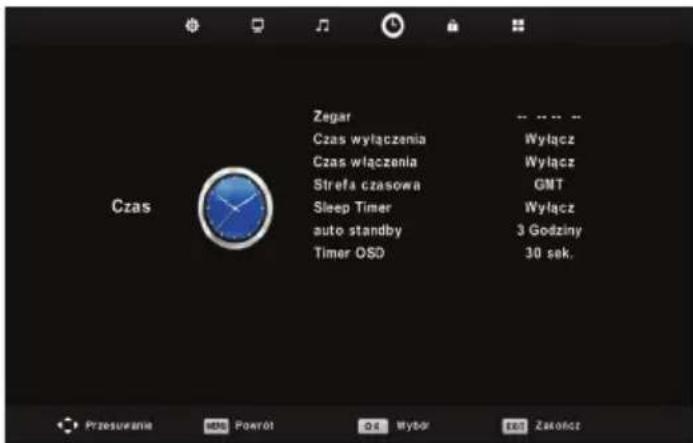 BLAUPUNKT B32C124TC - Menu czasu - 1