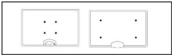 BLAUPUNKT BLA32C124I - Montagem da TV na parede - 1