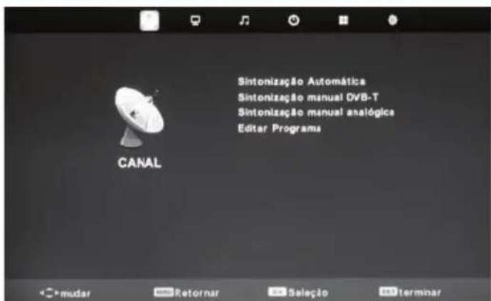 BLAUPUNKT B215A155TCFHDD - Menu de canais - 1