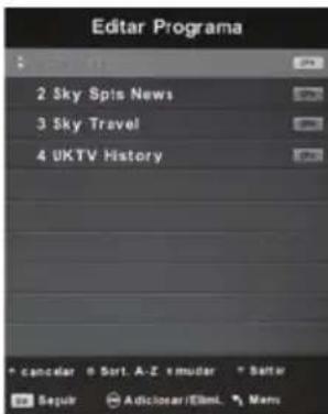 BLAUPUNKT B215A155TCFHDD - Menu de canais - 2