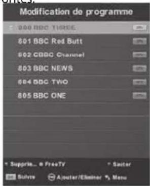 BLAUPUNKT B215A155TCFHDD - Menu chaîne - 2