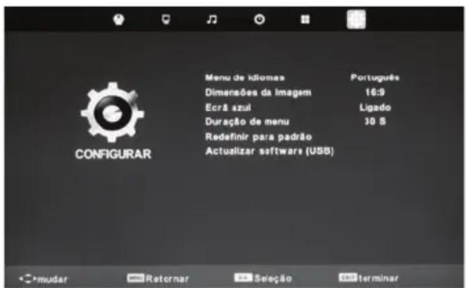 BLAUPUNKT B215A155TCFHDD - Menu de config geração - 1