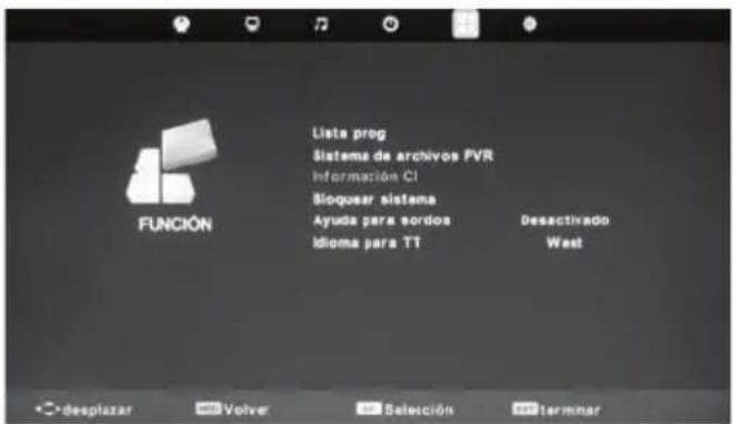 BLAUPUNKT B215A155TCFHDD - Menu de caracteristicas - 1