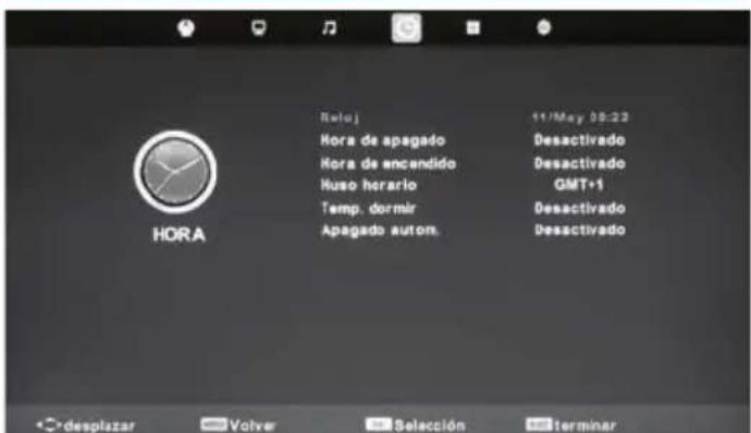 BLAUPUNKT B215A155TCFHDD - Menu de hora - 1