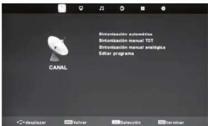 BLAUPUNKT B215A155TCFHDD - Menu de canais - 1