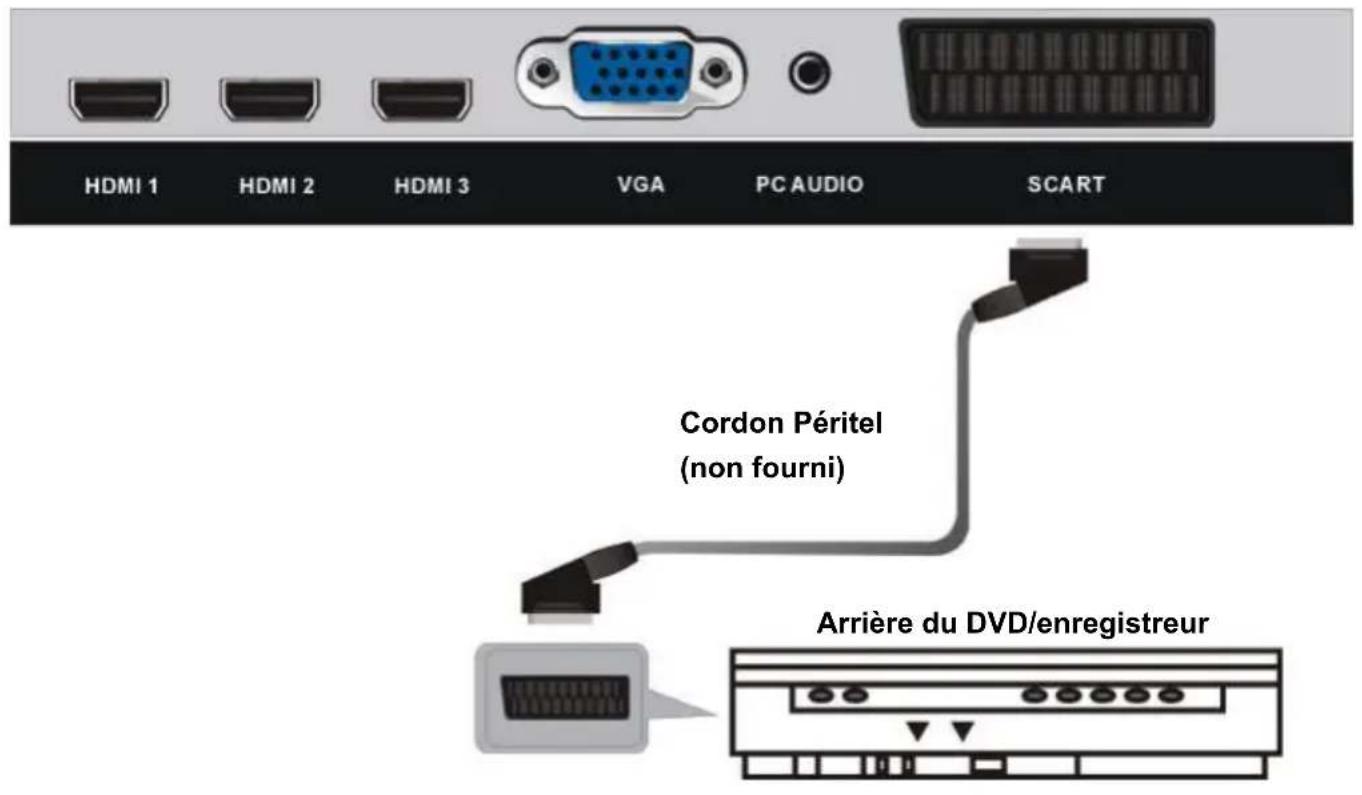 TOKAI TTE50D1404K - CONNEXION PERITEL - 1