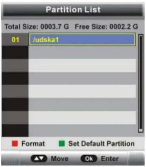 TOKAI TTE40D1304K - Sélection de partition - 1