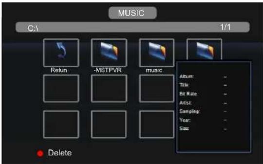AKIRA LEDB13HU32H - MUSIC Menu - 2