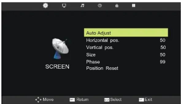 AKIRA LEDB13HU32H - SCREEN MENU - 1