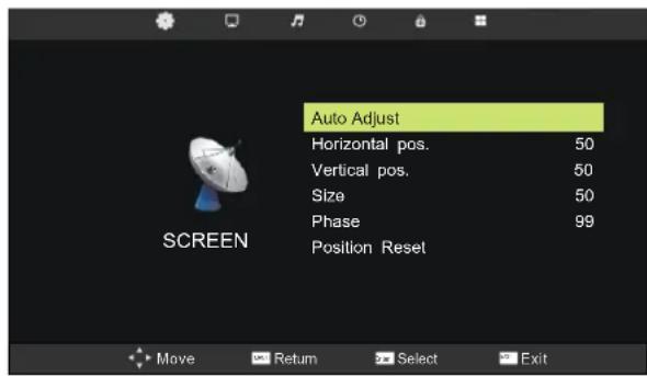 AKIRA LEDB13HU22H - SCREEN MENU - 1