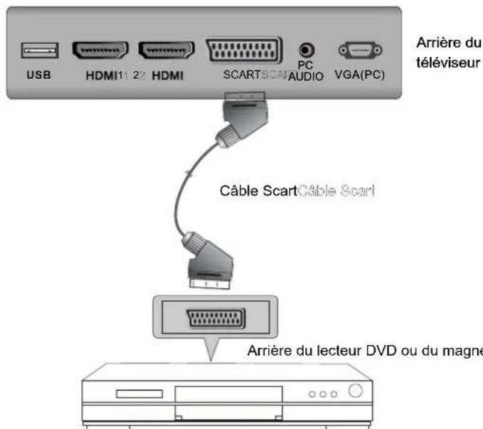 AKIRA LEDB13HU24F - Connexion SCARTConnexion SCART - 1