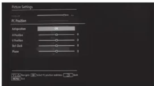 PEAQ PTV461100 - REGLAGES DE L'IMAGE - 3