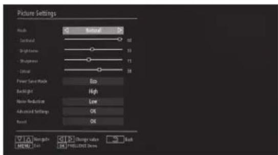 PEAQ PTV461100 - IMPOSTAZIONI IMMAGINI - 1