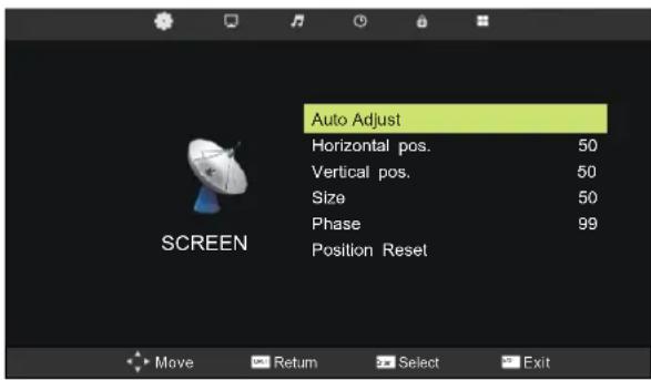 AKIRA LEDB13TU24F - SCREEN MENU - 1