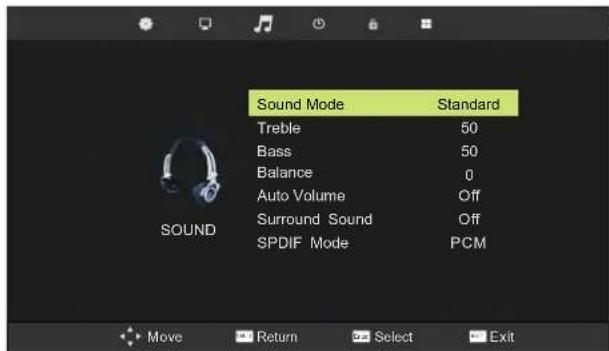 AKIRA LEDB13TU19H - SOUND MENU - 1