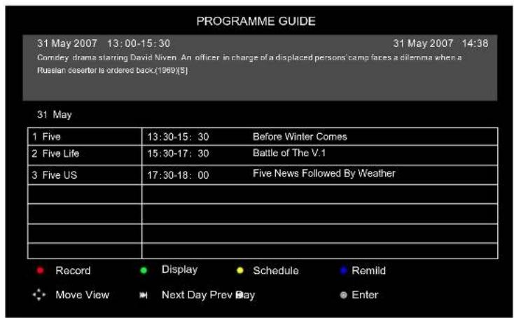 AKIRA LEDB13TU19H - EPG Menu - 1