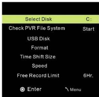 AKIRA LEDB13TU19H - PVR MENU - 5