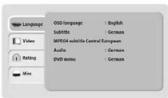 Terris LEDTV 2933 - MENU SETUP DVD - 1