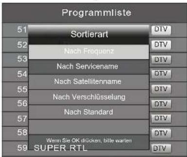 Terris LEDTV 2933 - Satelliten-Programme sortieren - 1