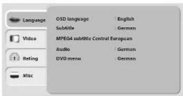 Terris LEDTV 2933 - Mise sous/hors tension du lecteur DVD - 1