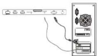 Terris LED TV 2242 - Raccord PC - 1