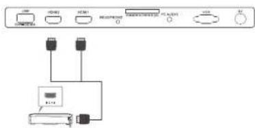 Terris LED TV 2242 - AttaccoHDMI - 1