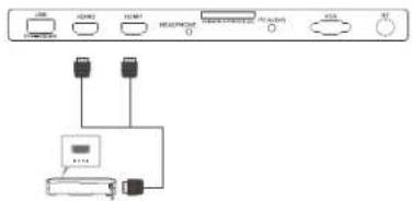 Terris LED TV 2242 - Raccord HDMI - 1