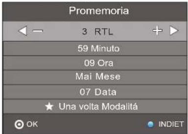 Terris LED TV 2242 - Memorizzare attivazione/cambio automatico delle trasmissioni - 1