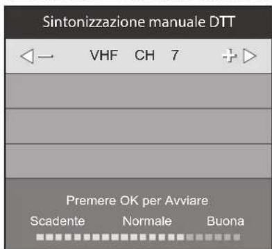 Terris LED TV 2242 - MEMORIZZAIONE MANUALE DELLE EMITTENTI DVB-T - 1