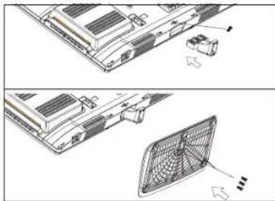 Terris LED TV 2242 - MONTAGGIO DEL PIEDISTALLO - 1