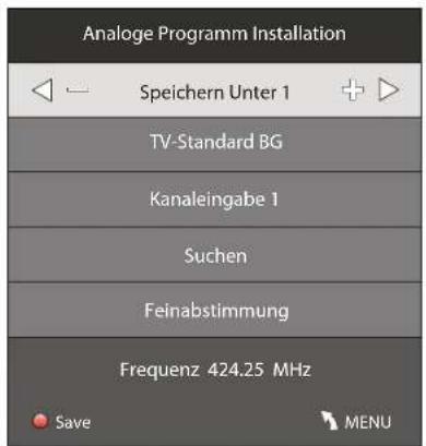 Terris LED TV 1904 - MANUELLE SENDERSUCHE FÜR ANALOGEN EMPFANG - 1