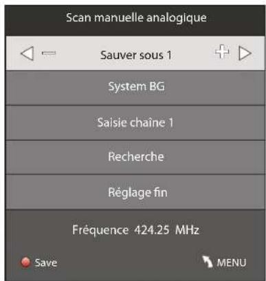 Terris LED TV 1904 - RECHERCHE MANUELLE DES CHÂINES EN RÉCEPTION ANALOGIQUE - 1