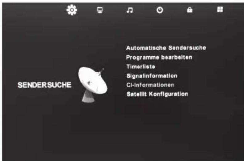 Alphatronics R24 EWDSB - MENU DE LA RECHERCHE DES CHÂINES - 1