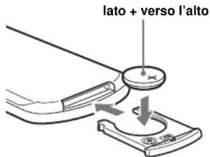 SONY CDXR3300MP - Sostituzione della batteria al litio - 3
