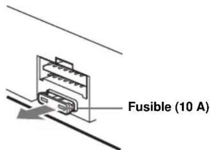 SONY CDXR3300MP - Remplacement du fusible - 1
