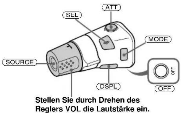SONY CDXR3300MP - Der Joystick - 2