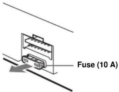 SONY CDXR3300MP - Fuse replacement - 1