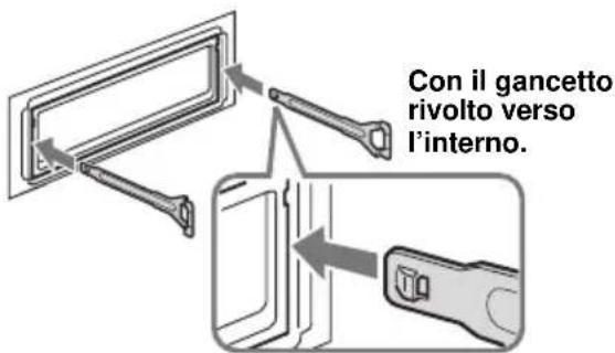 SONY CDXR3300MP - Rimuovere la cornice di protezione. - 3
