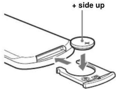 SONY CDXR3300MP - Replacing the lithium battery - 2
