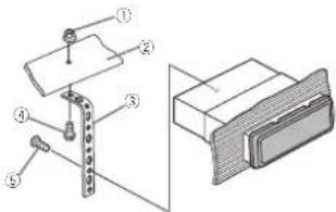 PIONEER DEH3400UB - 3Installarel'unitacomeillustrato. - 1