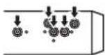 PIONEER DEH3400UB - 1Determinezapositionapproxieoules troussuresupportetursrecotedeIapparellsecorrespondent. - 1