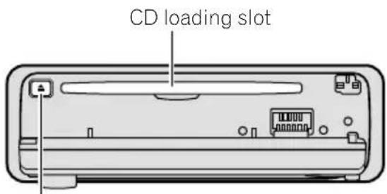 PIONEER DEH2460R - Insert a CD into the CD loading slot. - 1