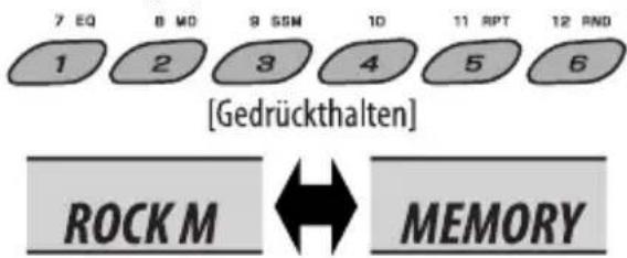 JVC KDBT12 - Speichern ihrer bevorzugten Programmtypen - 1
