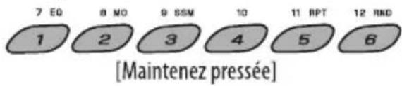 JVC KDBT12 - Mémorisation de services DAB - 1