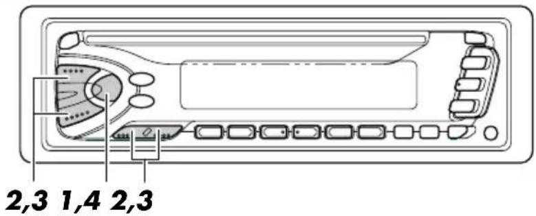 JVC KDS550 - Klok instellen - 1