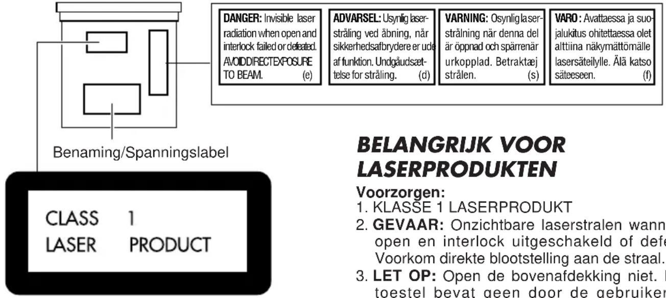 JVC KDS550 - Plaats en afbeelding van labels - 1